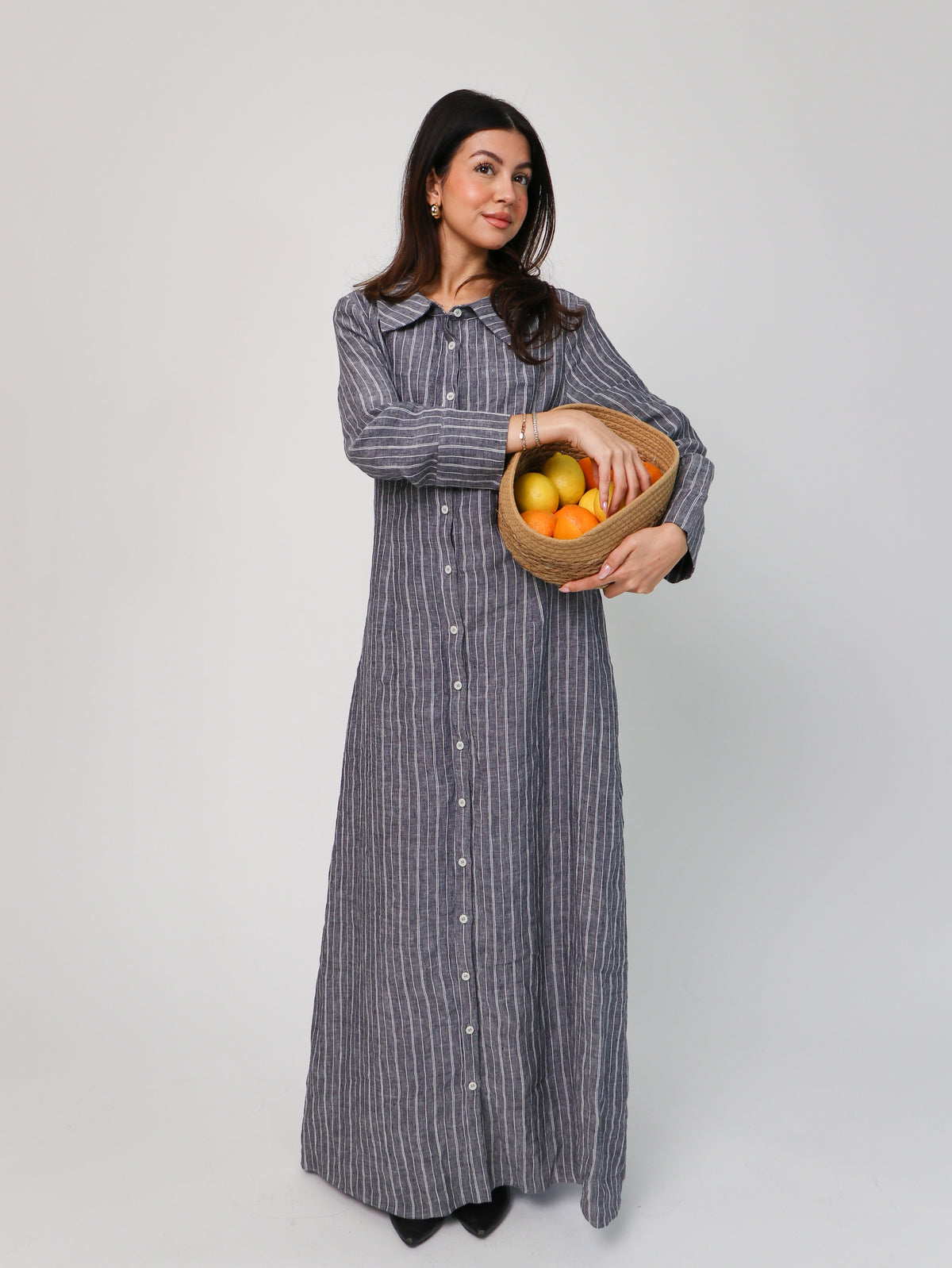 NEW Cypress Linen Shirt Dress-56”